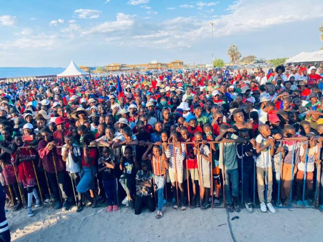 ONDANGWA, 03 November 2024 - SWAPO Party members, supporters and sympathisers gathered in large numbers at Ondangwa on Saturday.