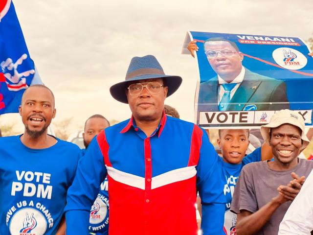 GOBABIS, 03 November 2024 - Leader of opposition McHenry Venaani promised investment in agriculture (Photo contributed) NAMPA 