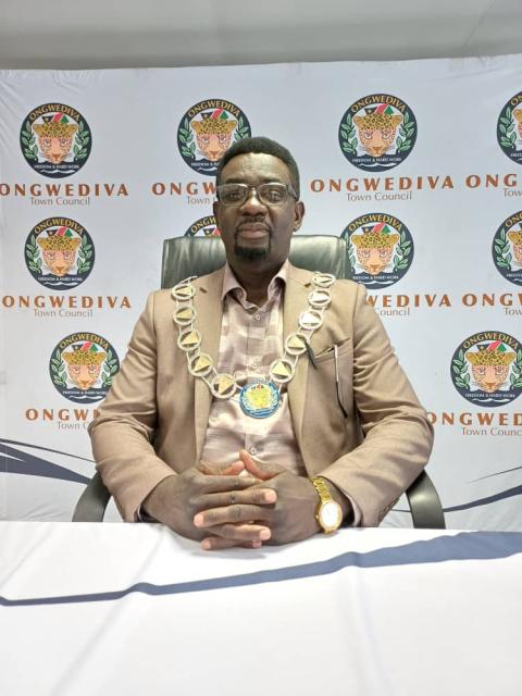 ONGWEDIVA, 18 November 2024 - Ongwediva Town leadership has re-elected Taarah Shalyefu as town Mayor on Monday. (Photo by Maria David)NAMPA 