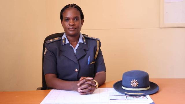 Head of community Policing Subdivision in Omaheke Region Chief Inspector Fina Sakajengenga (Photo: Contributed) NAMPA