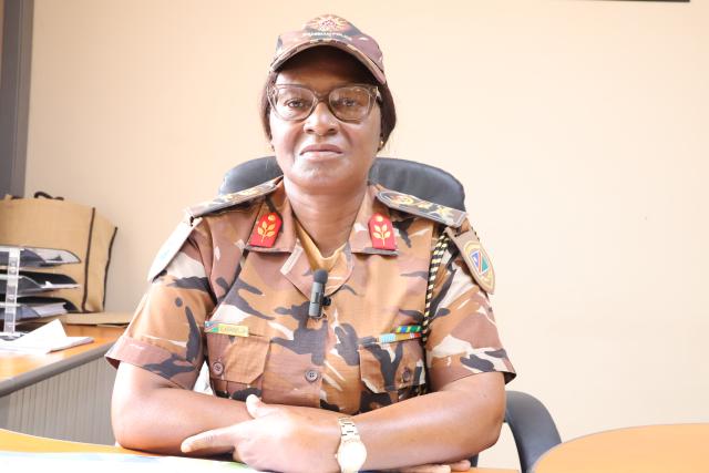 EENHANA, 25 November 2024- NamPol Ohangwena Regional Commander, Commissioner, Ottilie Kashuupulwa. (Photo by: Linea Dishena) NAMPA