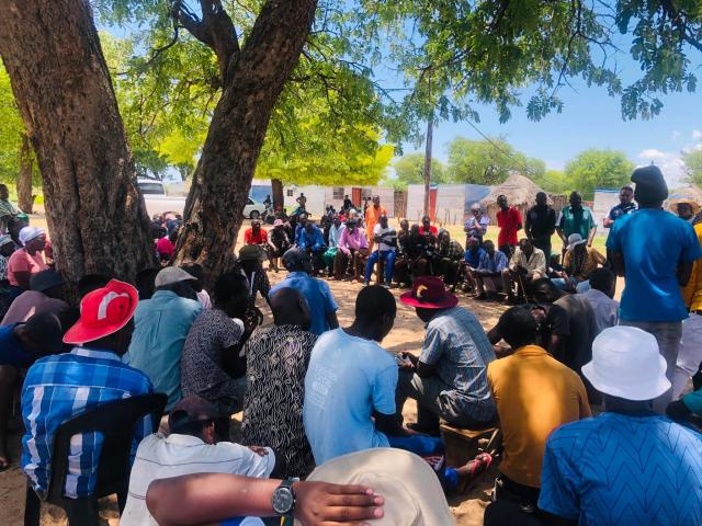 NKURENKURU, 27 November 2024- the Gava resident at Gava village boycotting the voting process if the issue of land is not solved.
(Photo by: Lylie Joel)
NAMPA