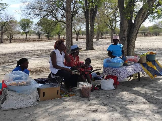 ONDANGWA, 27 November 2024 - Women selling their goods at Akweenyanga (Photo: Andreas Thomas) NAMPA