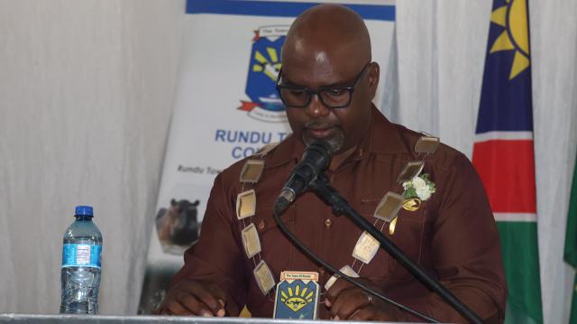 RUNDU, 02 December 2024 - Re-elected mayor of Rundu, Gabriel Kanyanga. (Photo by: Sawi Hausiku) NAMPA 