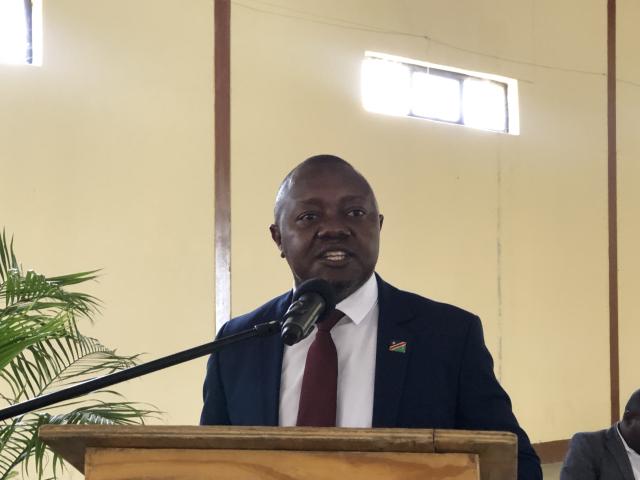 NKURENKURU, 02 December 2024 - Matheus Singambwe has been appointed as the new Chief Regional Officer (CRO) of the Kavango West Regional Council, effective 01 December 2024. (Photo by: Lylie Joel) NAMPA