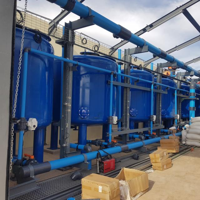 TSUMEB, 04 December 2024 - The newly constructed water treatment plant in Tsumeb. (Photo: Contributed)