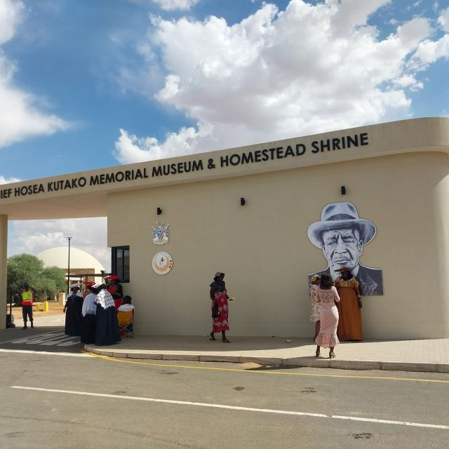 AMINUIS, 11 December 2024 - President Nangolo Mbumbainaugurated Chief Hosea Kutako Memorial Museum in Toasis, Omaheke region (Photo: Zebaldt Ngaruka) NAMPA 