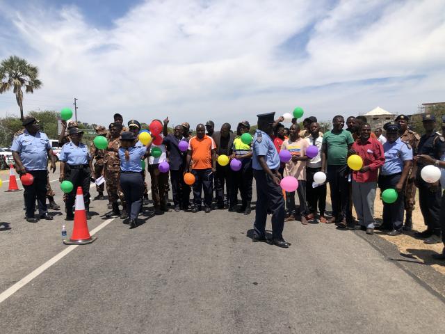 NKURENKURU, 12 December 2024- The official launching of festive season operation in Nkurenkuru on Thursday.
(photo by: Lylie Joel)
NAMPA