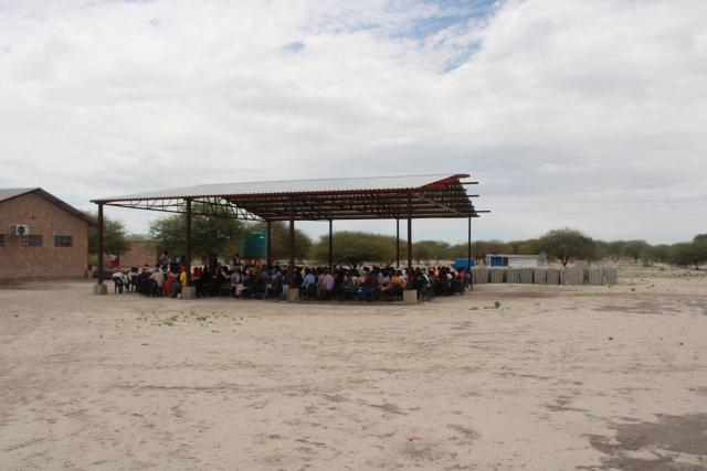 OMUTHIYA, 18 December 2024 - The King Nehale conservancy has built infrastructure worth over N.dollars 500 000. (Photo by Gabriel Tomas) NAMPA