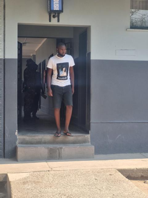 KATIMA MULILO, 23 December 2024 – 27-year old Likando Kangombe pictured when he made his first court appearance in October 2024. (Photo by: Michael Mutonga Liswaniso) NAMPA