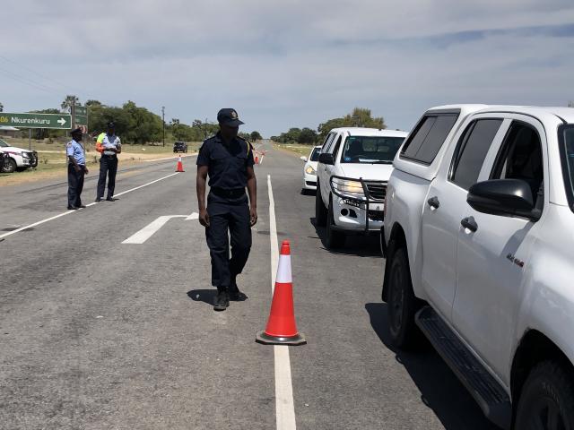 NKURENKURU, 07 January 2025- the police during the festive season operation in Kavango West Region.
(photo by: Lylie Joel)
NAMPA