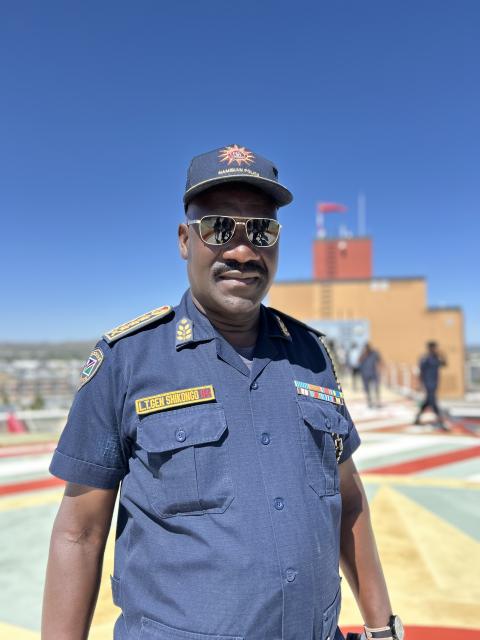 WINDHOEK, 13 January (NAMPA)- Namibian Police Force Inspector General, Joseph Shikongo. (Photo by: Eba Kandovazu).