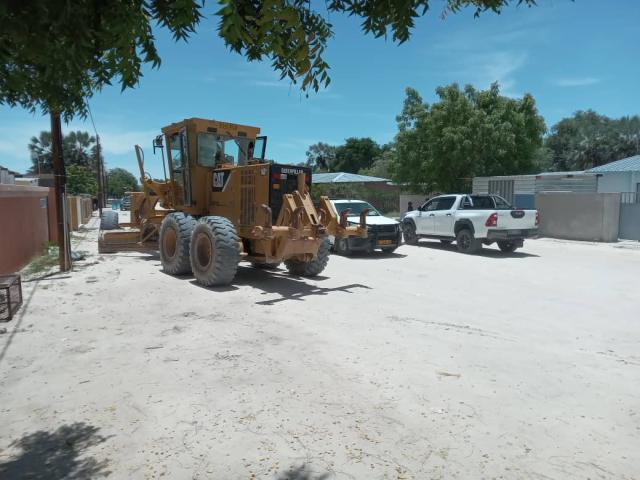 ONGWEDIVA, 11 January 2024 - The Ongwediva Town Council has undertaken road maintenance following significant damage caused by heavy rainfall recorded a month ago.  (Photo: Contributed)