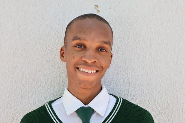 WINDHOEK, 14 January 2025 - Top performer in the 2024 NSSCAS level exams from Onawa Secondary School in Omusati Region, Hofni Angula. (Photo by: Linea Dishena) NAMPA 