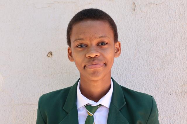 WINDHOEK, 14 January 2025 - Top performing learner for the NSSCO level from Rukonga Vision School in Kavango East region, Jolisa Garises. (Photo by: Linea Dishena) NAMPA