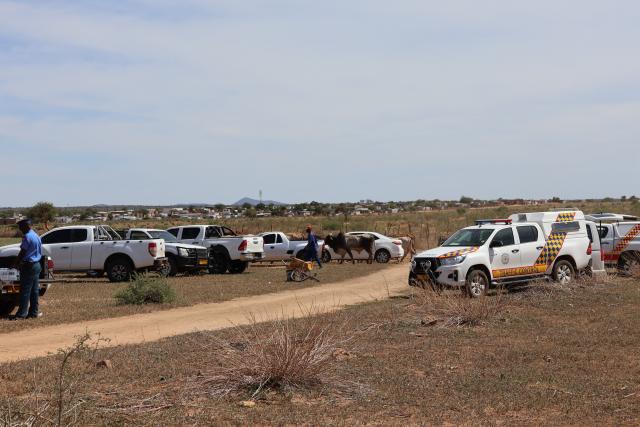 OTJIWARONGO, 18 January 2025 - A section of the meeting that discussed illegal farming and grazing on the municipality land of Otjiwarongo on Saturday. (Photo by: Mulisa Simiyasa) NAMPA