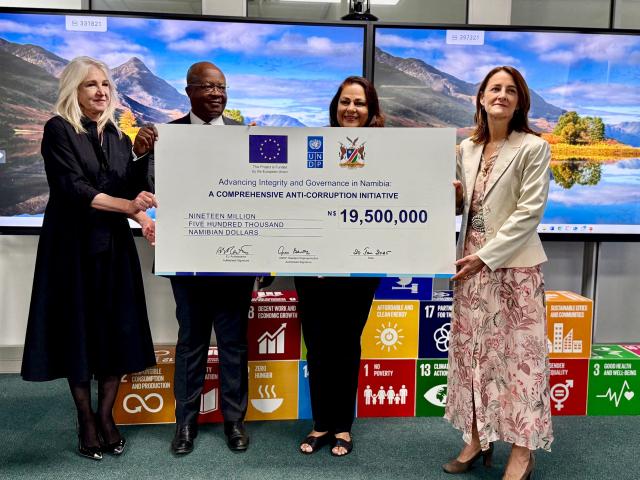 WINDHOEK, 20 January 2025 - The EU has pledged to support good governance in Namibia.
 (Photo: Contributed) NAMPA