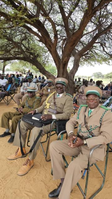 EPUKIRO, 20 January 2025 - Ovambanderu pay tribute to Chief Munjuku Nguvauva at Ezorongondo (Photo: Contributed)NAMPA 