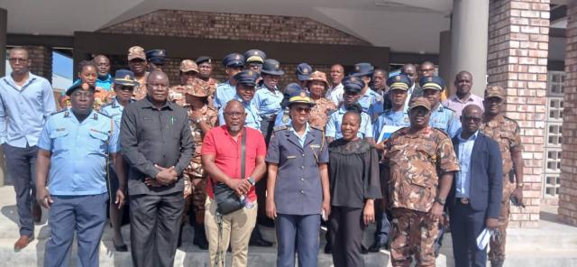 NKURENKURU, 28 January 2025- Kavango West police officers attending a two-day training at police regional headquarters in Nkurenkuru town.
(photo by: Lylie Joel)
NAMPA
 