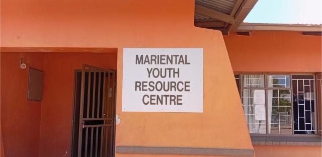 MARIENTAL, 31 January 2025 - The entrance to the Mariental Youth Resource Centre in the Hardap Region.
(Photo by: Charmaine Boois) NAMPA