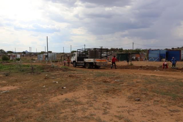 OKAHANDJA, 03 February 2024 - Land servicing for the new Ekunde Extension 4 and 5 at Okahandja along the M87 tarred road. (Photo by: Mulisa Simiyasa) NAMPA