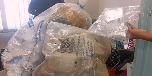 MARIENTAL, 05 February 2025  - Seized drugs displayed at a NamPol briefing in Mariental. (Photo by: Charmaine Boois) NAMPA