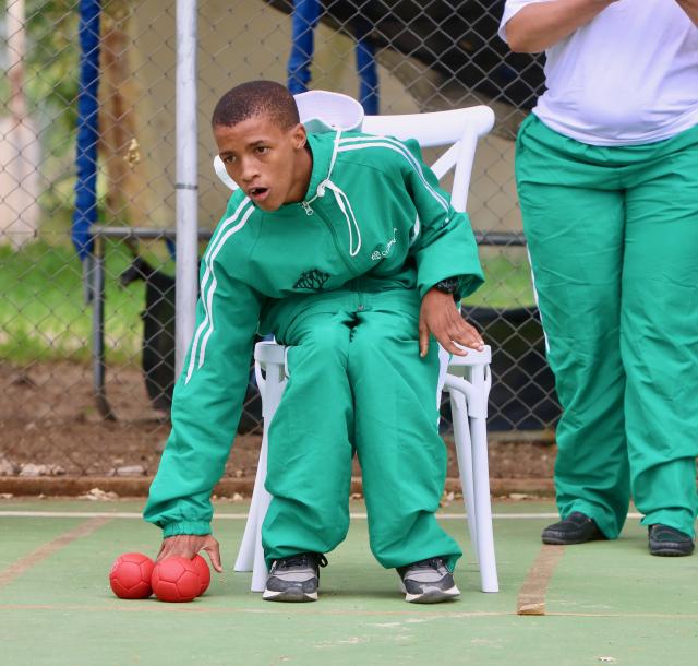 OSHAKATI, 08 February 2025 - Para-athletes while in action during the 2025 edition of the Namibia Paralympic Committee (NPC) national games at the Oshakati, Independence Stadium.  (Photo by: Hesron Kapanga) NAMPA