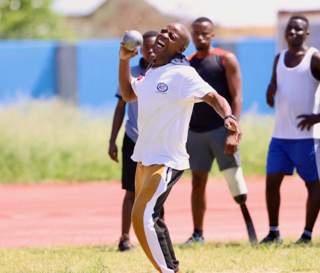 OSHAKATI, 08 February 2025 - Para-athletes while in action during the 2025 edition of the Namibia Paralympic Committee (NPC) national games at the Oshakati, Independence Stadium.  (Photo by: Hesron Kapanga) NAMPA