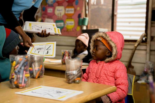 WINDHOEK, 18 February 2025 - Amos Meerkat Syllabus project which gives children in isolated and rural areas the chance to get ready for school through ECD.  (Photo contributed) NAMPA