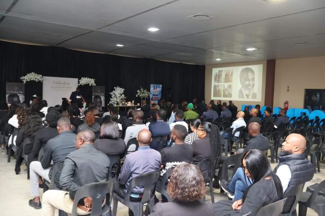 WALVIS BAY, 21 February 2025 - Employees of Namport attending a special memorial service in honour of the late Founding President, Dr Sam Nujoma, who died on 08 February 2025. (Photo contributed) NAMPA