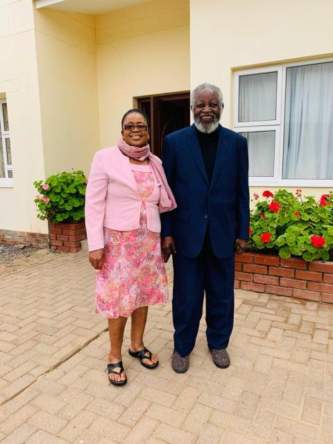 WINDHOEK, 22 February 2025 - Betty Wilbard with Founding President Sam Nujoma during happier times (Photo: Contributed) NAMPA
