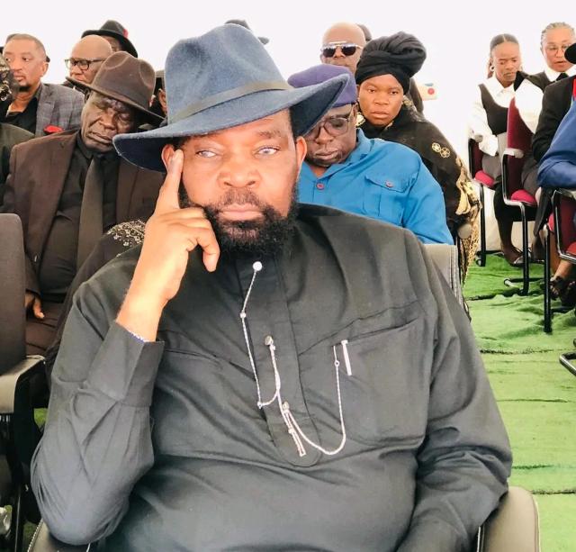 RUNDU, 22 February 2025 - Academic Professor Joseph Diescho at the third State Memorial Service of the Late Founding President Sam Nujoma held at Rundu. (Photo by: Lylie Joel) NAMPA 