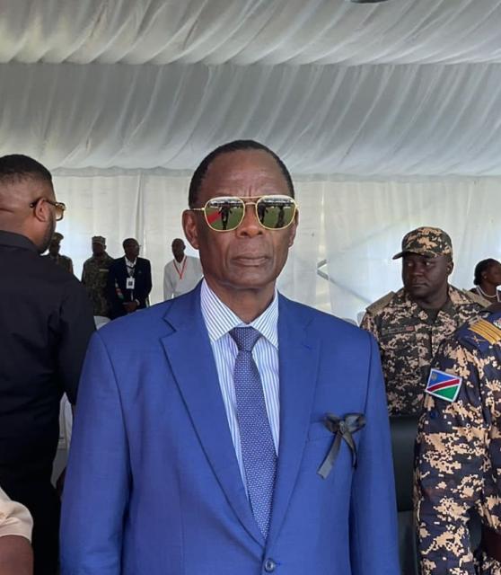 KATIMA MULILO, 23 February 2025 - Former Health Minister, Richard Kamwi pictured at the fourth state regional memorial service for the late Founding President Sam Nujoma at Katima Mulilo. (Photo by: Edward Tenete) NAMPA 