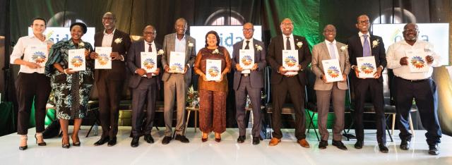 WINDHOEK, 26 February 2024 - Namibia Industrial Development Agency (NIDA) exco during the recent launch of its annual report. (Photo contributed) NAMPA 