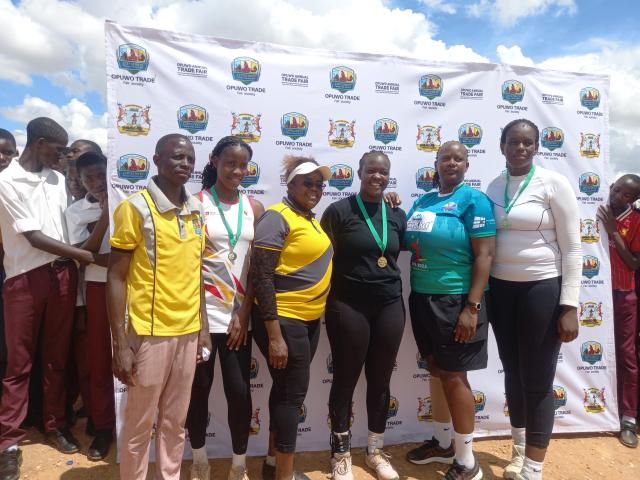 OPUWO, 17 March 2025 - The Opuwo Mayoral Cup concluded on a high note on Monday with the netball category stealing the show with a great display from all 16 competing teams. (Photo by: Uakutura Kambaekua) NAMPA