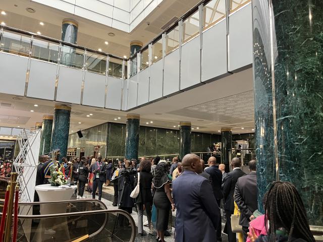 WINDHOEK, 21 March 2025 - Guests arriving at State House to witness the 35th Independence Day celebration and inauguration of President-elect Netumbo Nandi-Ndwaitwah.  (Photo by: Justina Shuumbwa) NAMPA