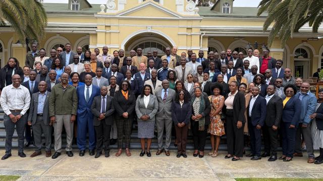 WINDHOEK, 23 April 2025 - Deputy minister of agriculture, fisheries, water and land reform, Ruthy Masake during a strategic planning workshop with senior officials in Swakopmund on Tuesday. 

(Photo: contributed) NAMPA 