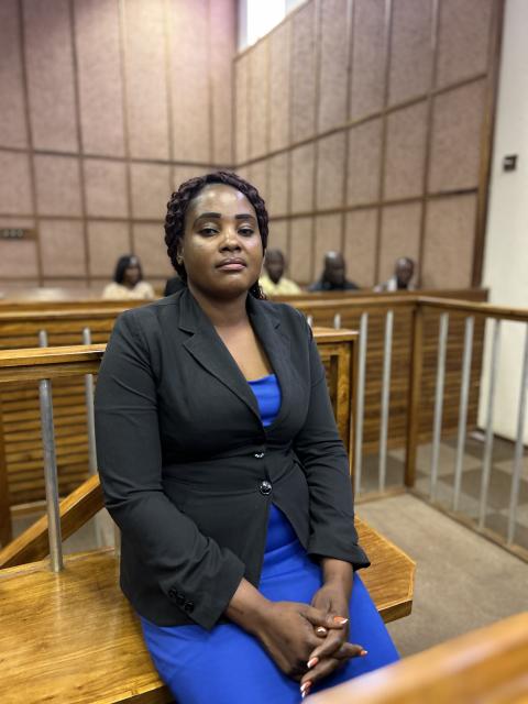 WINDHOEK, 28 April- Murder suspect Mechtilde Karomo in the Windhoek High Court. (Photo by Eba Kandovazu). NAMPA