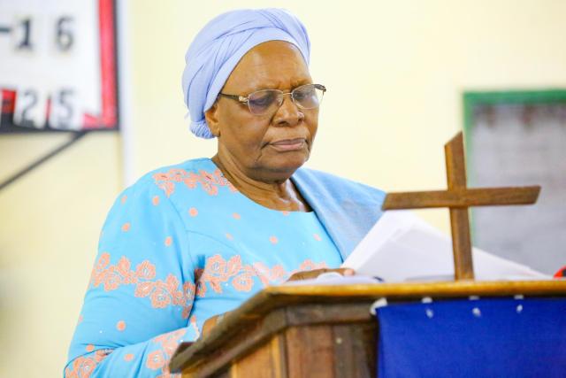 ONGWEDIVA, 04 May 2025 - President Netumbo Nandi-Ndaitwah speaking during the celebration of the Girl Thinking Day at Ongwediva on Saturday. (Photo: Contributed).