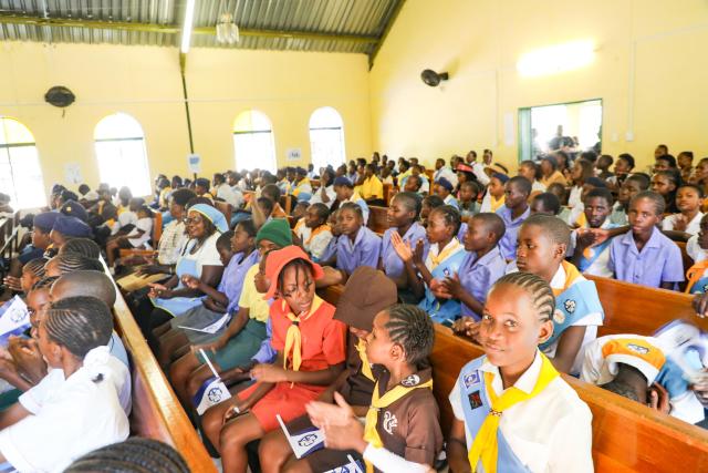 ONGWEDIVA, 04 May 2025 - Young girls during the celebration Thinking Day held at Ongwediva on Saturday. 
