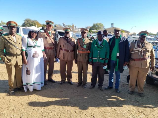 OKAHANDJA, 11 May 2025 - The senior councillor of Ovambnderu Traditional Authority Gerson Kunomundu Katjirua buried in Okahandja (Photo: Zebaldt Ngaruka) NAMPA 