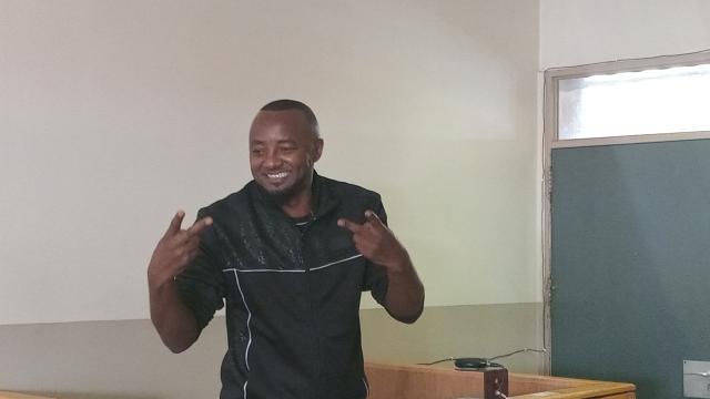 OSHAKATI, 13 May 2025 - Kenedy Thiongo Kasume (42) was remanded in custody. (Photo by: Maria David) NAMPA