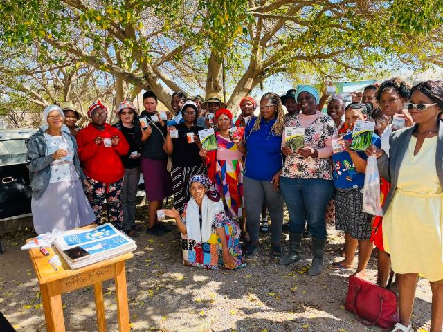 MARIENTAL, 14 May 2025 - The Taradi! Hana Xabadi backyard gardening organisation in Mariental formed in 2022. (Photo: Contributed) 