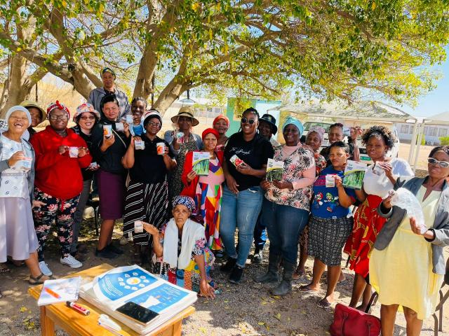 MARIENTAL, 14 May 2025 - The Taradi! Hana Xabadi backyard gardening organisation in Mariental formed in 2022. (Photo: Contributed) 