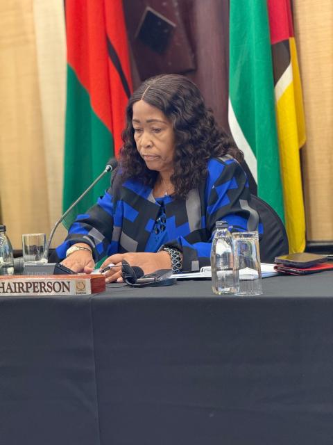 WINDHOEK, 15 May 2025 - Minister of Agriculture, Fisheries, Water and Land Reform, Inge Zaamwani. (Photo: Contributed) NAMPA