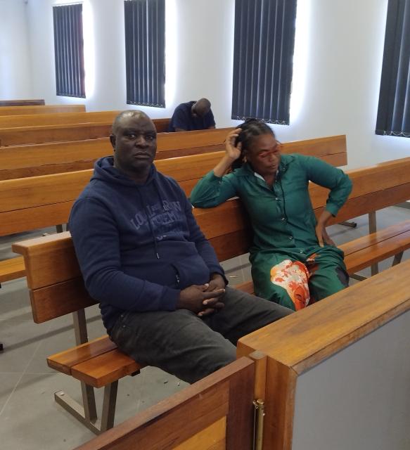 KATIMA MULILO, 16 May 2025 - Three people that were arrested by the Anti-Corruption Commission (ACC) on Wednesday in connection with a fraudulent drought food relief supply scheme of over N. dollars 4 million  appeared in the Katima Mulilo District B Court before Magistrate Beatrice Sinyama Sibalatani on Friday. The three accused are 52-years old Zambezi Regional Council's Chief Control Officer, Simataa Jimmy Simataa, Businesswoman Grodinah Nankole Liswaniso (44) and businessman Siseho Gurion Siseho (52).

(Photo: Michael Mutonga Liswaniso) NAMPA
