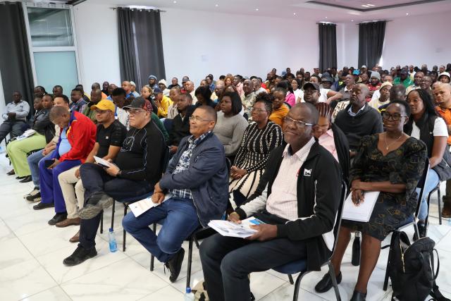 OTJIWARONGO, 19 May 2025 - A section of regional electoral officers receiving training at Otjiwarongo by the Electoral Commission of Namibia (ECN). (Photo by: Mulisa Simiyasa) NAMPA