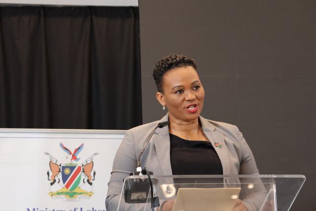 WINDHOEK, 20 May 2025 - Ministry of Justice and Labour Relations Deputy Executive Director Aune Mundjanima (Photo: Andreas Thomas) NAMPA