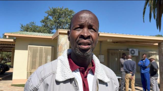 NKURENKURU, 22 May 2025 - Kavango West Regional Council Chairperson, Joseph Sikongo, pictured at Mangetti Farm in Kavango West Region. (Photo by: Lylie Joel) NAMPA