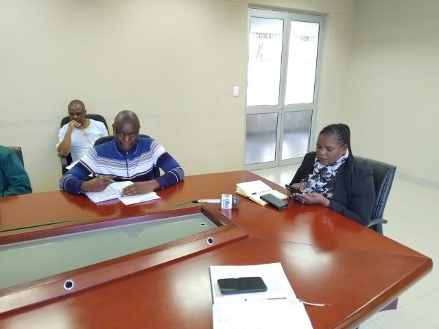 KALIMBEZA, 30 May 2025 - Deputy Minister of Agriculture, Fisheries, Water and Land Reform, Ruthy Masake  has encouraged and commended staff at the Kalimbeza Green Scheme Irrigation Project to work as a team, emphasizing that specialized crop farming like rice contributes directly to the national goals for food security.
(Photo: Michael Mutonga Liswaniso) NAMPA
